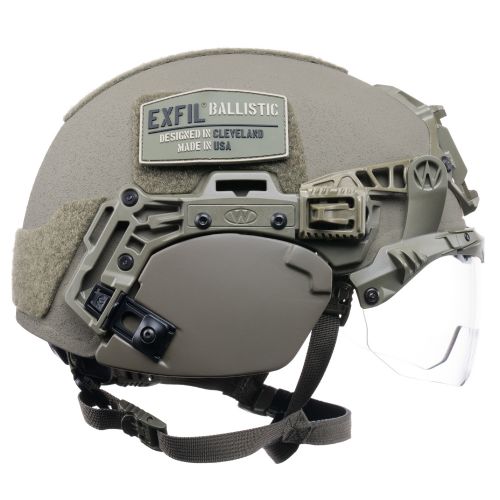 EXFIL Ballistic Ear Covers and EXFIL Ballistic Visor Ranger Green #6